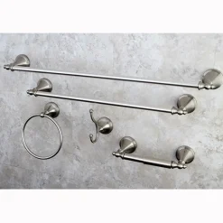 Kingston Brass Naples Collection 5-Piece Towel Bar Bath Hardware Set
