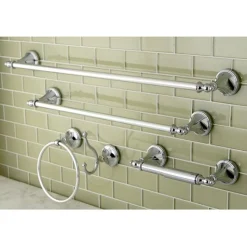 Kingston Brass Naples Collection 5-Piece Towel Bar Bath Hardware Set