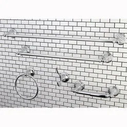 Kingston Brass Naples Collection 5-Piece Towel Bar Bath Hardware Set