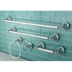 Kingston Brass Naples Collection 5-Piece Towel Bar Bath Hardware Set