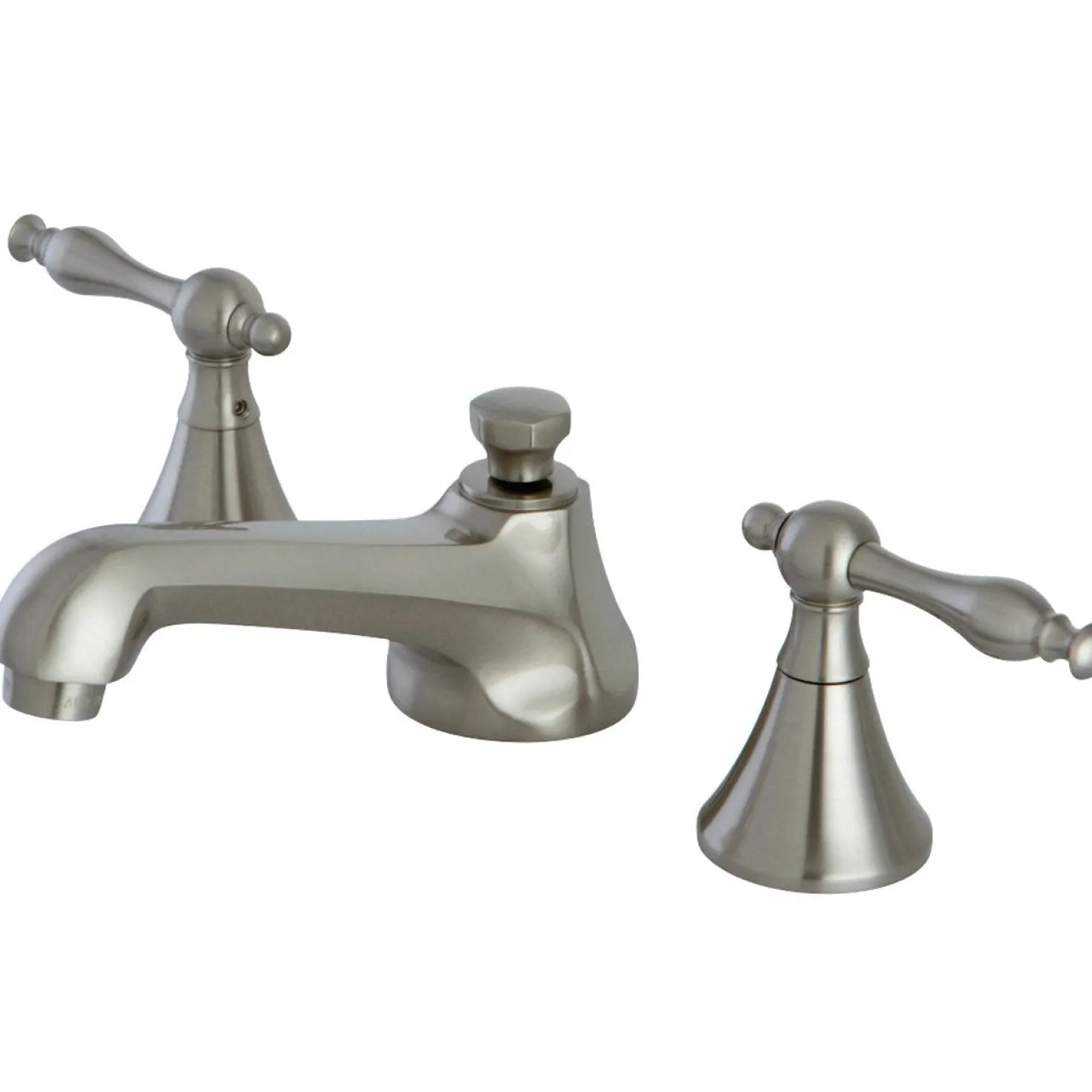 Kingston Brass Naples Deck Mount 8" Widespread Bathroom Faucet