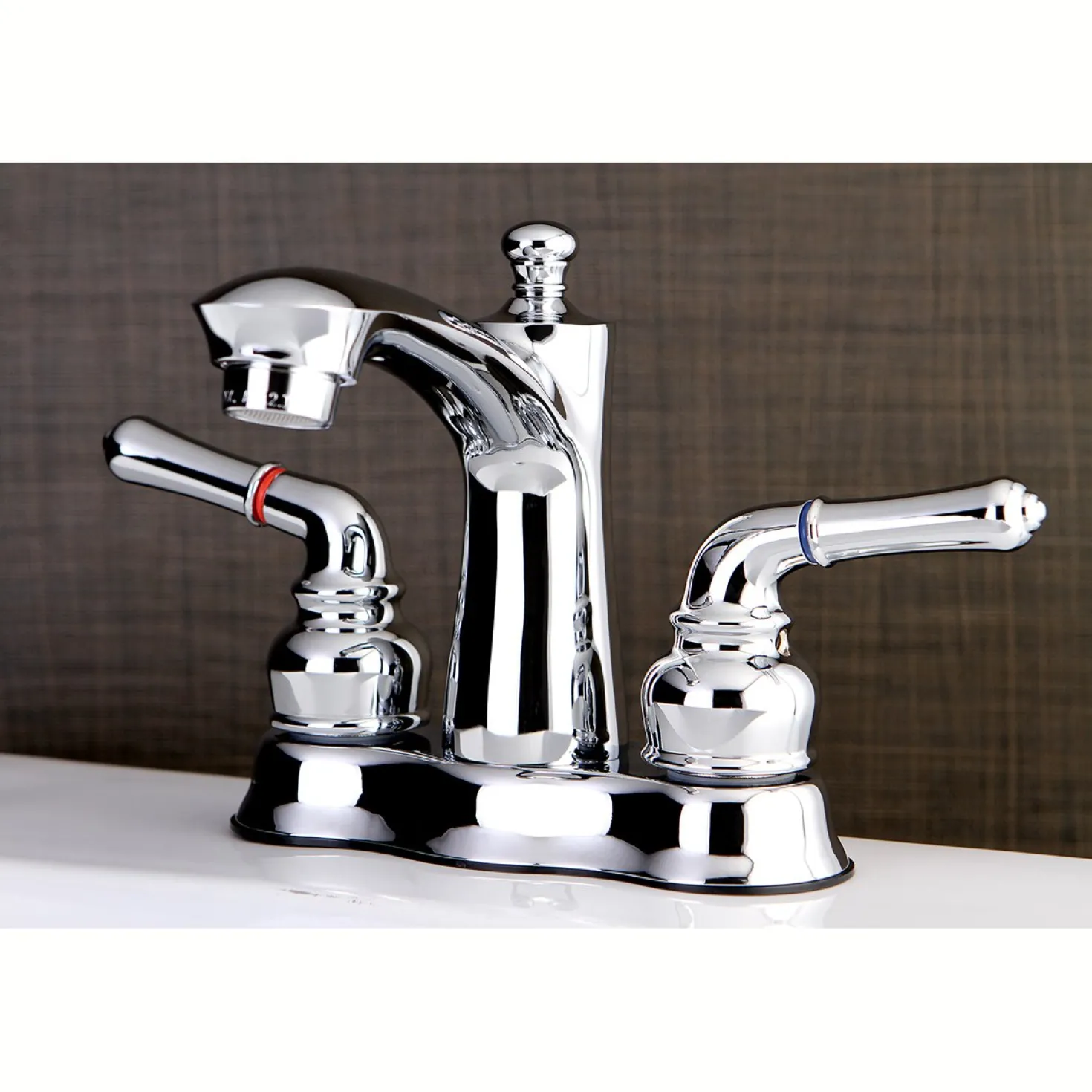 Kingston Brass Naples 4-Inch Centerset Bathroom Faucet