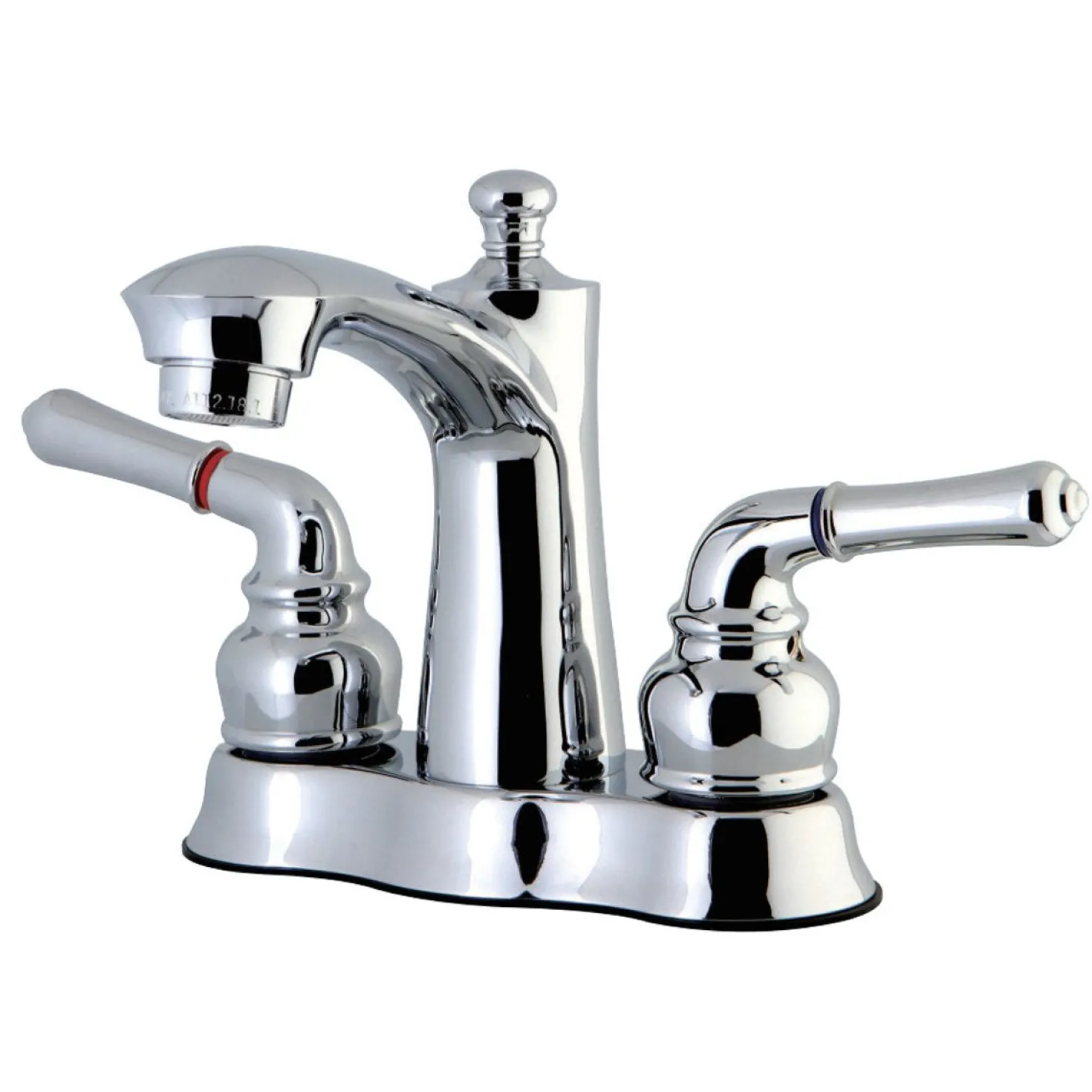 Kingston Brass Naples 4-Inch Centerset Bathroom Faucet