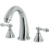Kingston Brass Naples Roman Tub Faucet in Polished Chrome