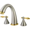 Kingston Brass Naples Roman Tub Filler with Metal Lever Handle