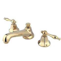 Kingston Brass Naples Two Handle Deck Mount Three Hole 8