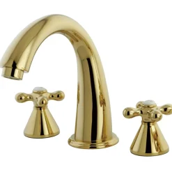 Kingston Brass Naples Two Handle Solid Brass Roman Tub Filler