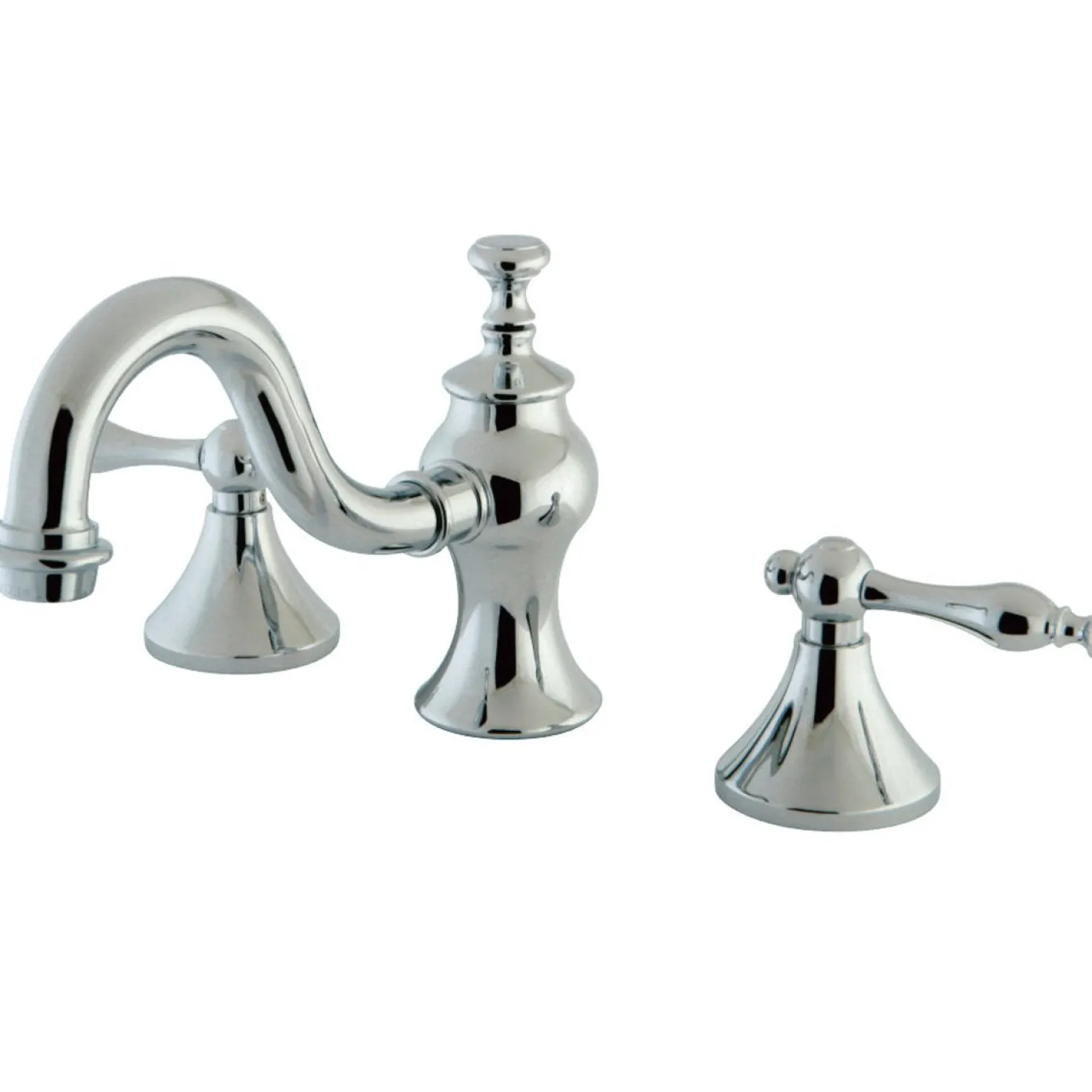 Kingston Brass Naples 8" Widespread Bathroom Faucet