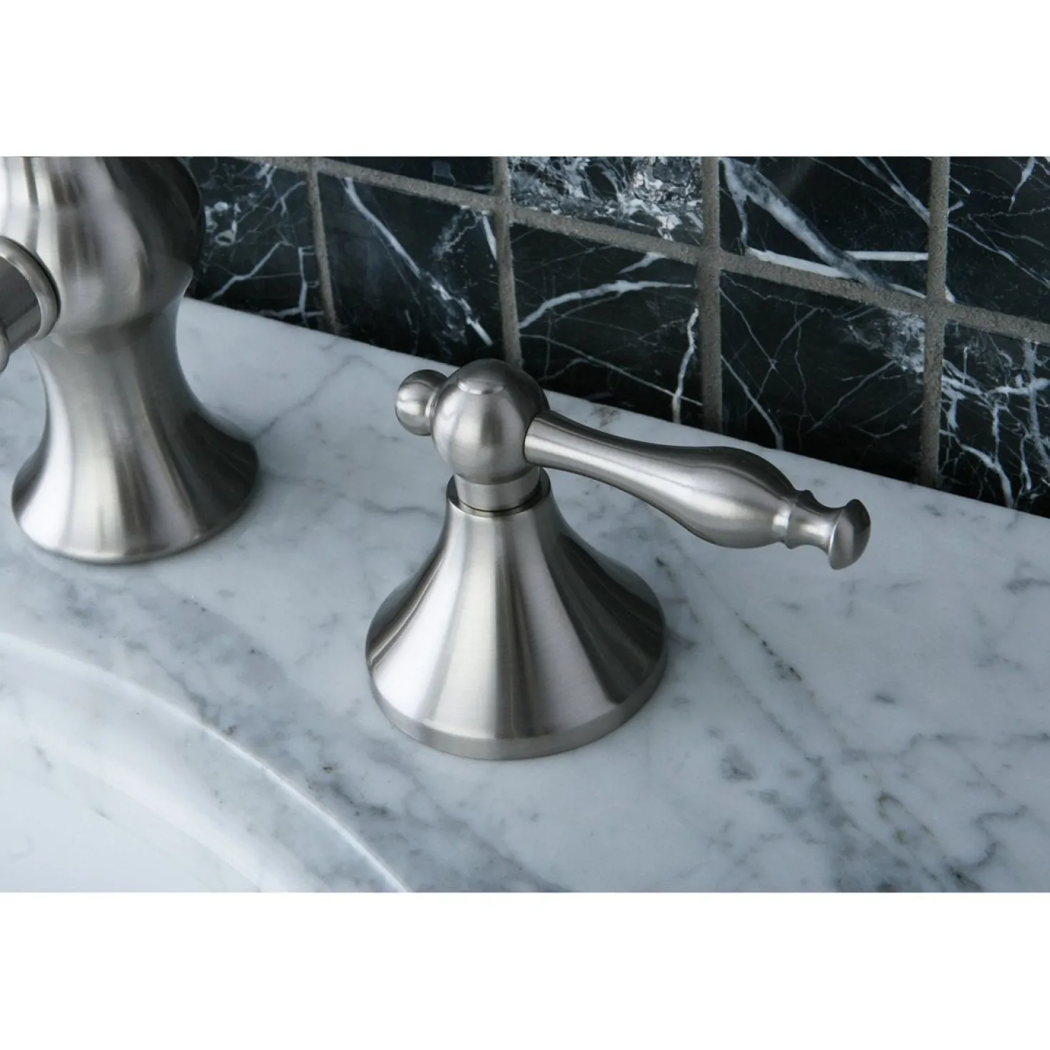 Kingston Brass Naples 8" Widespread Bathroom Faucet