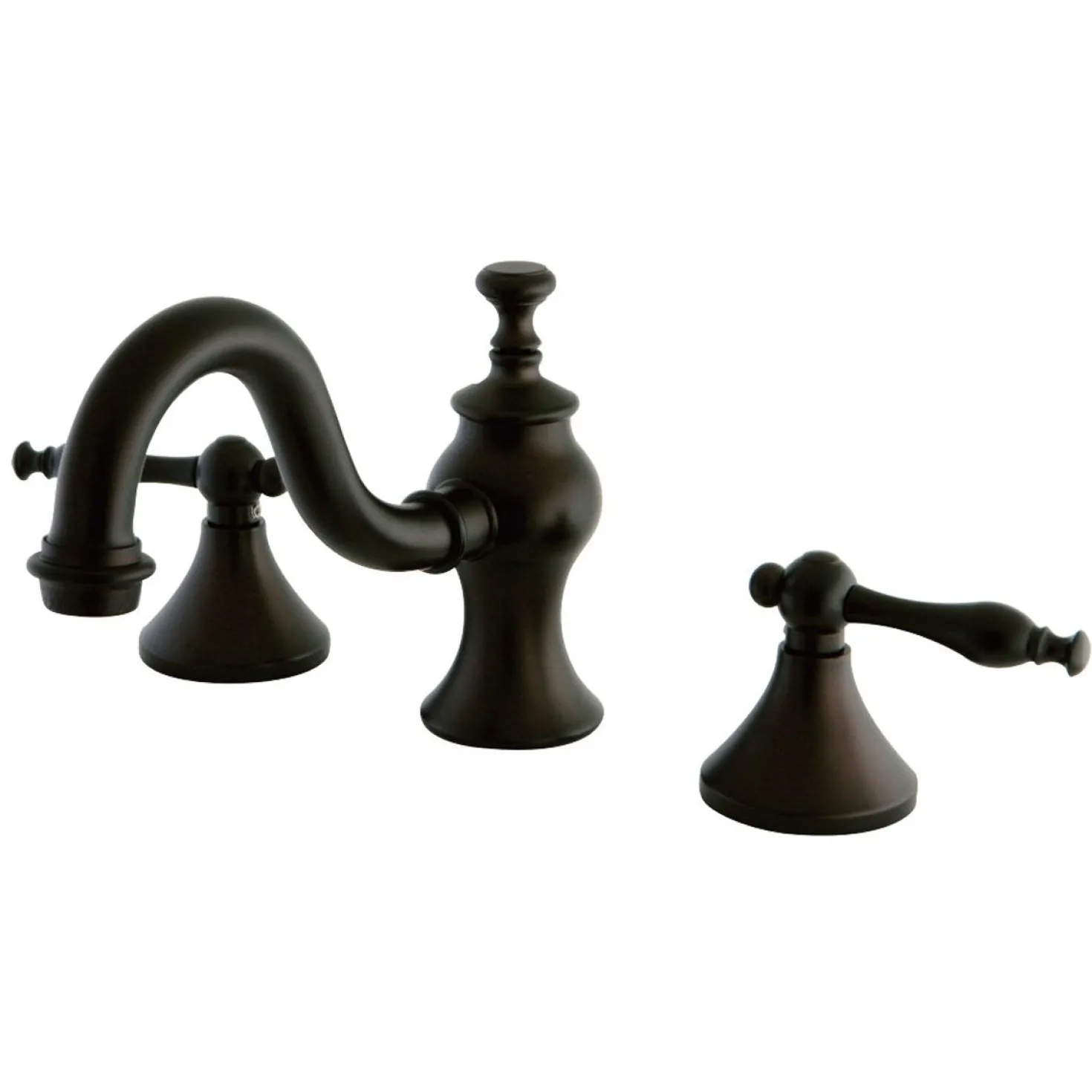 Kingston Brass Naples 8" Widespread Bathroom Faucet