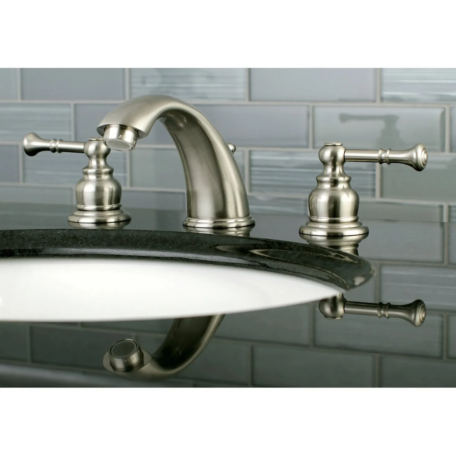 Kingston Brass Naples Widespread Bathroom Faucet
