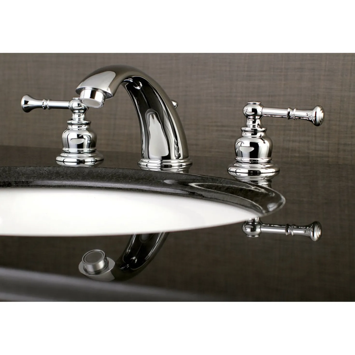Kingston Brass Naples Widespread Bathroom Faucet