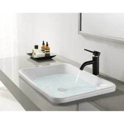 Kingston Brass New York Fauceture 4-Inch Center Single Handle Bathroom Faucet