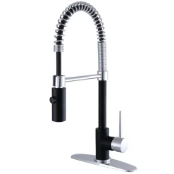Kingston Brass New York Gourmetier Single-Handle Pull-Down Kitchen Faucet