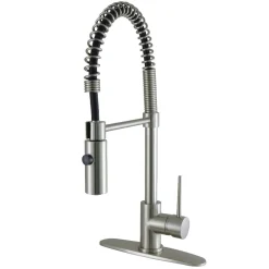 Kingston Brass New York Gourmetier Single-Handle Pull-Down Kitchen Faucet