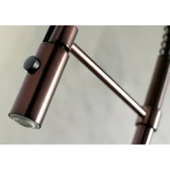 Kingston Brass New York Gourmetier Single-Handle Pull-Down Kitchen Faucet