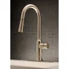 Kingston Brass New York Gourmetier Deck Mount Single-Handle Pull-Down Kitchen Faucet