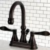Kingston Brass NuFrench 4-Inch Centerset Bathroom Faucet