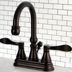 Kingston Brass NuFrench 4-Inch Centerset Bathroom Faucet