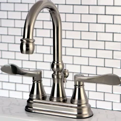 Kingston Brass NuFrench 4-Inch Centerset Bathroom Faucet