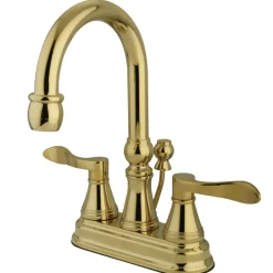Kingston Brass NuFrench 4-Inch Centerset Bathroom Faucet
