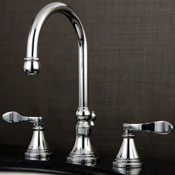 Kingston Brass NuFrench 8-Inch Widespread Bathroom Faucet