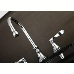 Kingston Brass NuFrench 8-Inch Widespread Bathroom Faucet