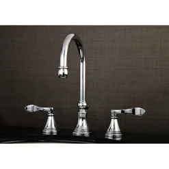 Kingston Brass NuFrench 8-Inch Widespread Bathroom Faucet