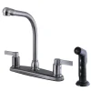 Kingston Brass NuvoFusion 8" Center High-Arch Kitchen Faucet