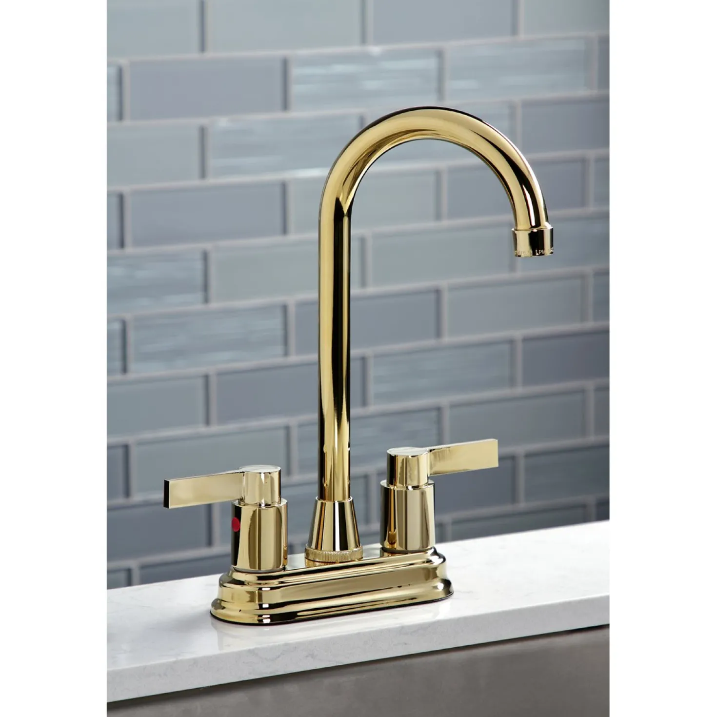 Kingston Brass NuvoFusion 4" Centerset Bar Faucet