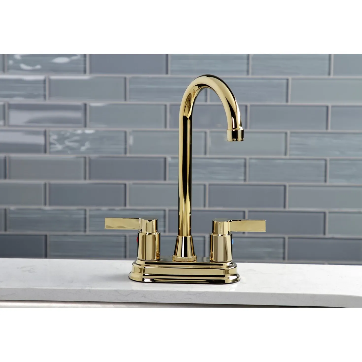 Kingston Brass NuvoFusion 4" Centerset Bar Faucet