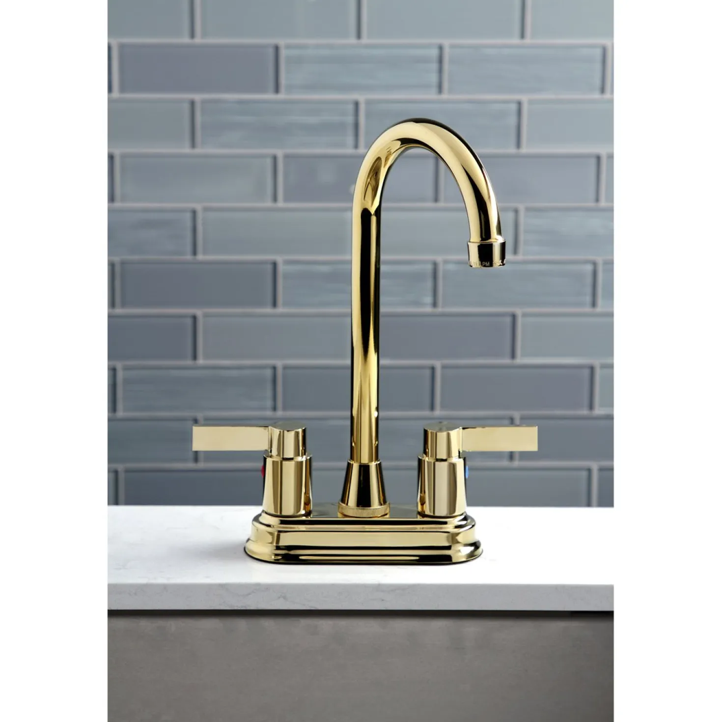 Kingston Brass NuvoFusion 4" Centerset Bar Faucet