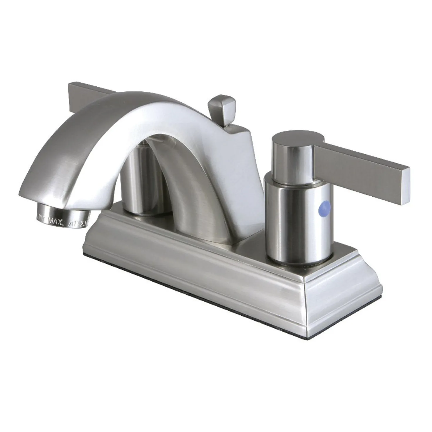 Kingston Brass NuvoFusion Fauceture 4-Inch Centerset Bathroom Faucet