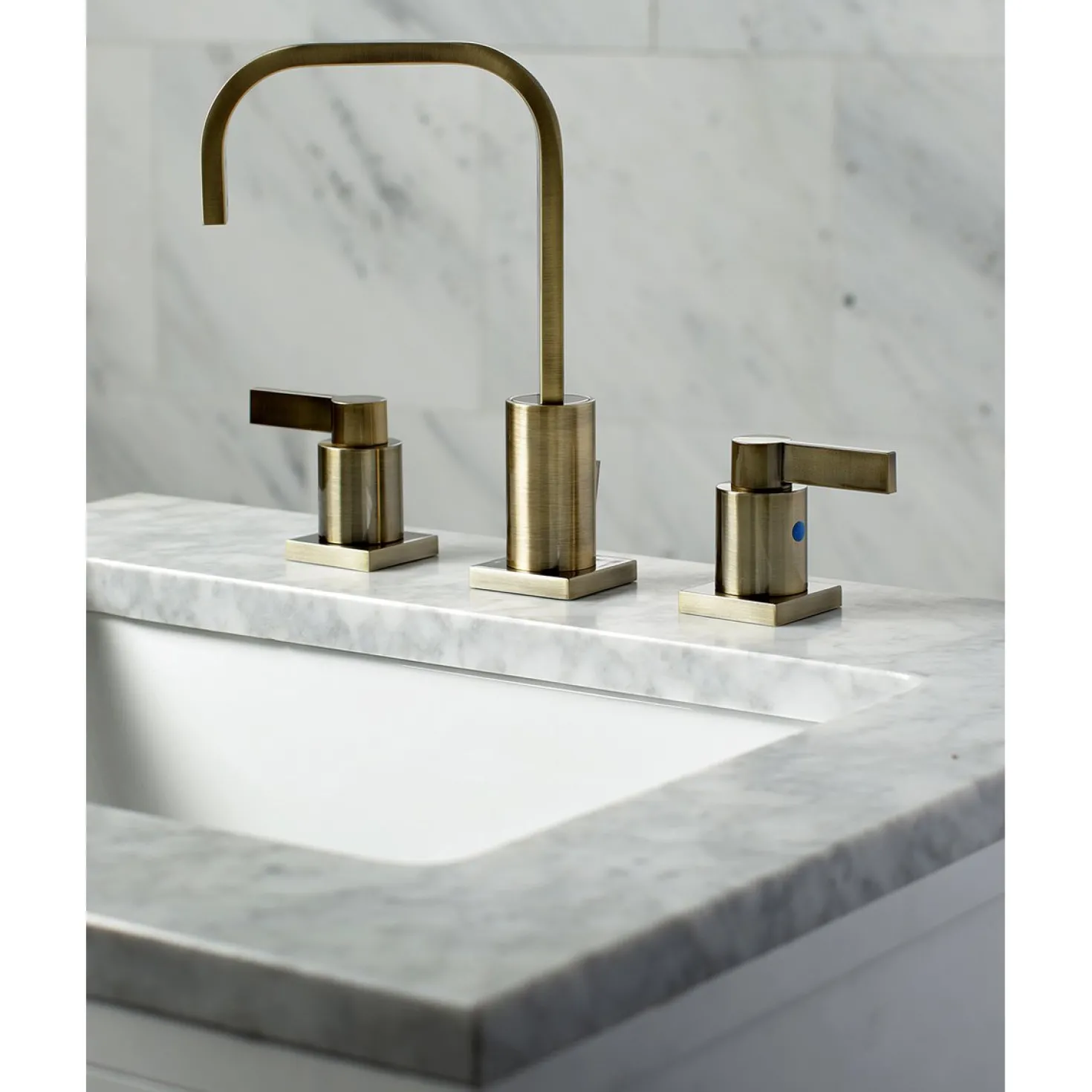 Kingston Brass NuvoFusion Fauceture Widespread Bathroom Faucet