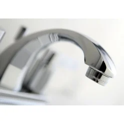 Kingston Brass NuvoFusion 4-Inch Centerset 2-Handle Bathroom Faucet