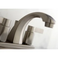 Kingston Brass NuvoFusion 4-Inch Centerset 2-Handle Bathroom Faucet