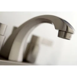 Kingston Brass NuvoFusion 4-Inch Centerset 2-Handle Bathroom Faucet