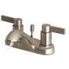 Kingston Brass NuvoFusion 4-Inch Centerset Deck Mount Bathroom Faucet
