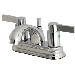 Kingston Brass NuvoFusion 4-Inch Centerset Bathroom Faucet