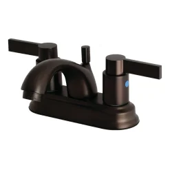 Kingston Brass NuvoFusion 4-Inch Centerset Bathroom Faucet