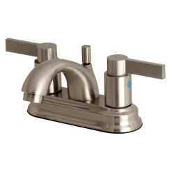 Kingston Brass NuvoFusion 4-Inch Centerset Bathroom Faucet