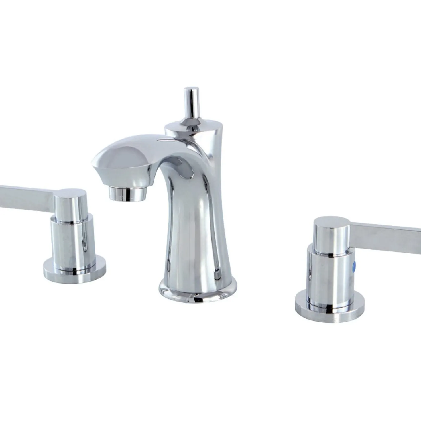 Kingston Brass NuvoFusion 8-Inch Widespread Bathroom Faucet