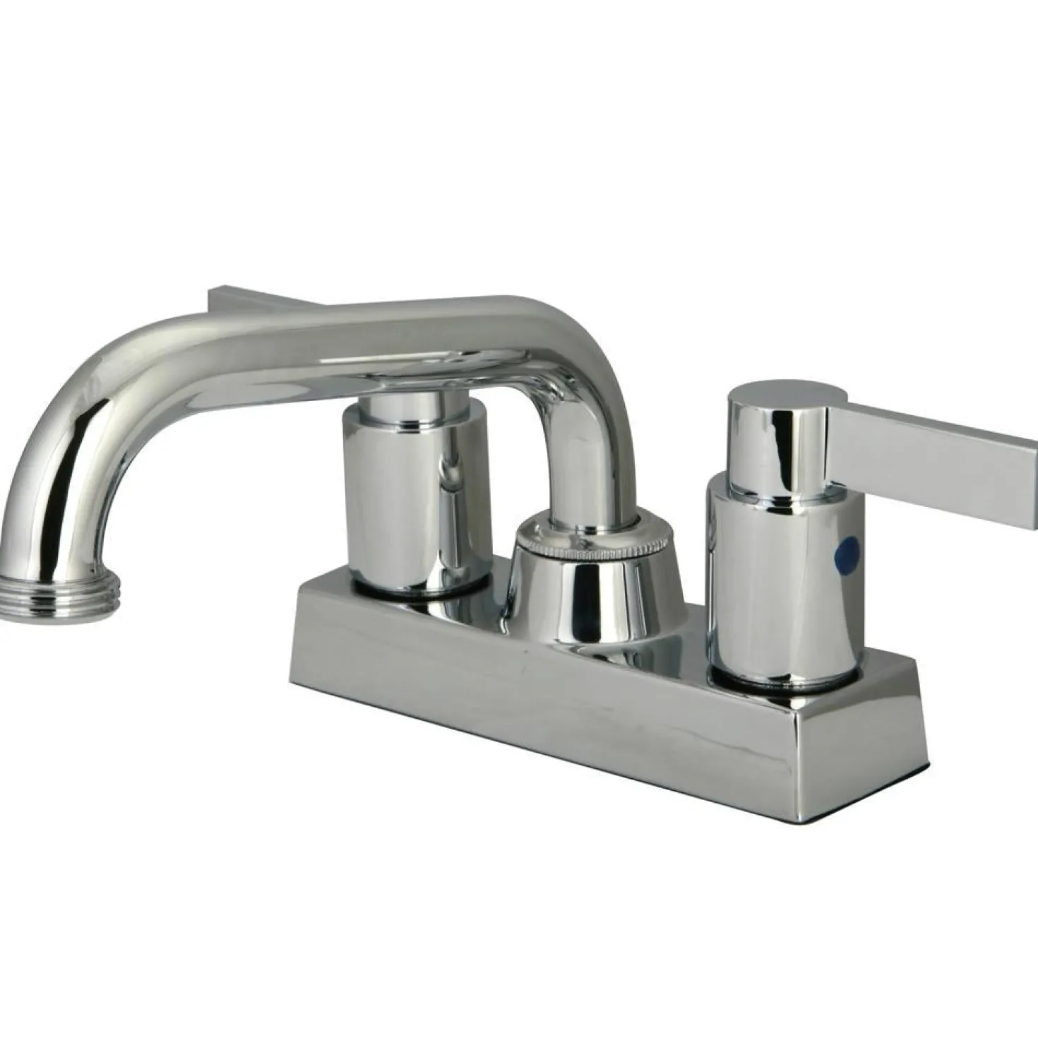 Kingston Brass NuvoFusion Two Handle 4-inch Centerset Laundry Faucet