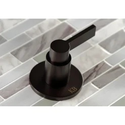 Kingston Brass NuvoFusion Two-Handle Tub and Shower Faucet