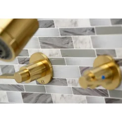 Kingston Brass NuvoFusion Two-Handle Tub and Shower Faucet