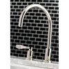 Kingston Brass NuWave Deck Mount 8-Inch Widespread Bathroom Faucet