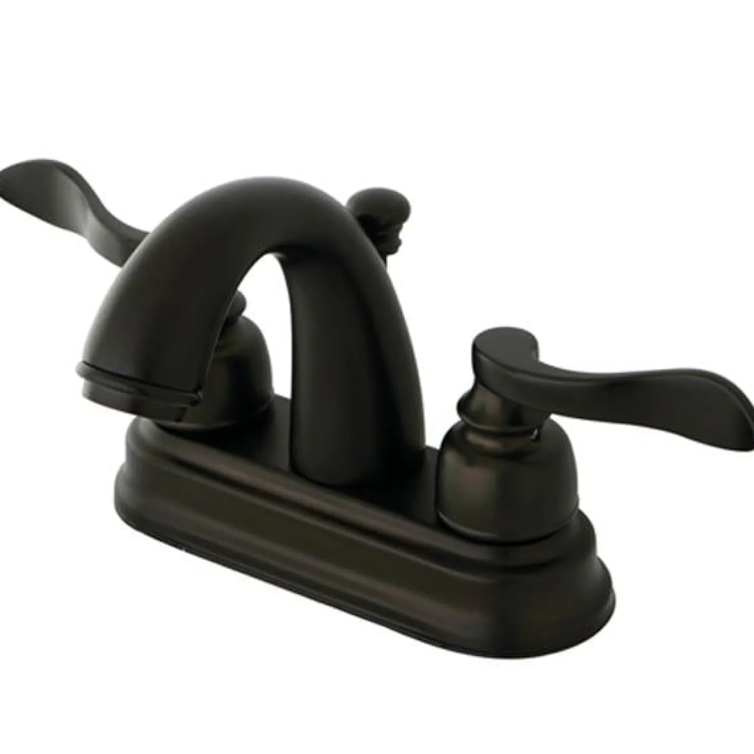 Kingston Brass NuWave French 4" Centerset Lavatory Faucet with ABS/Brass Pop-up