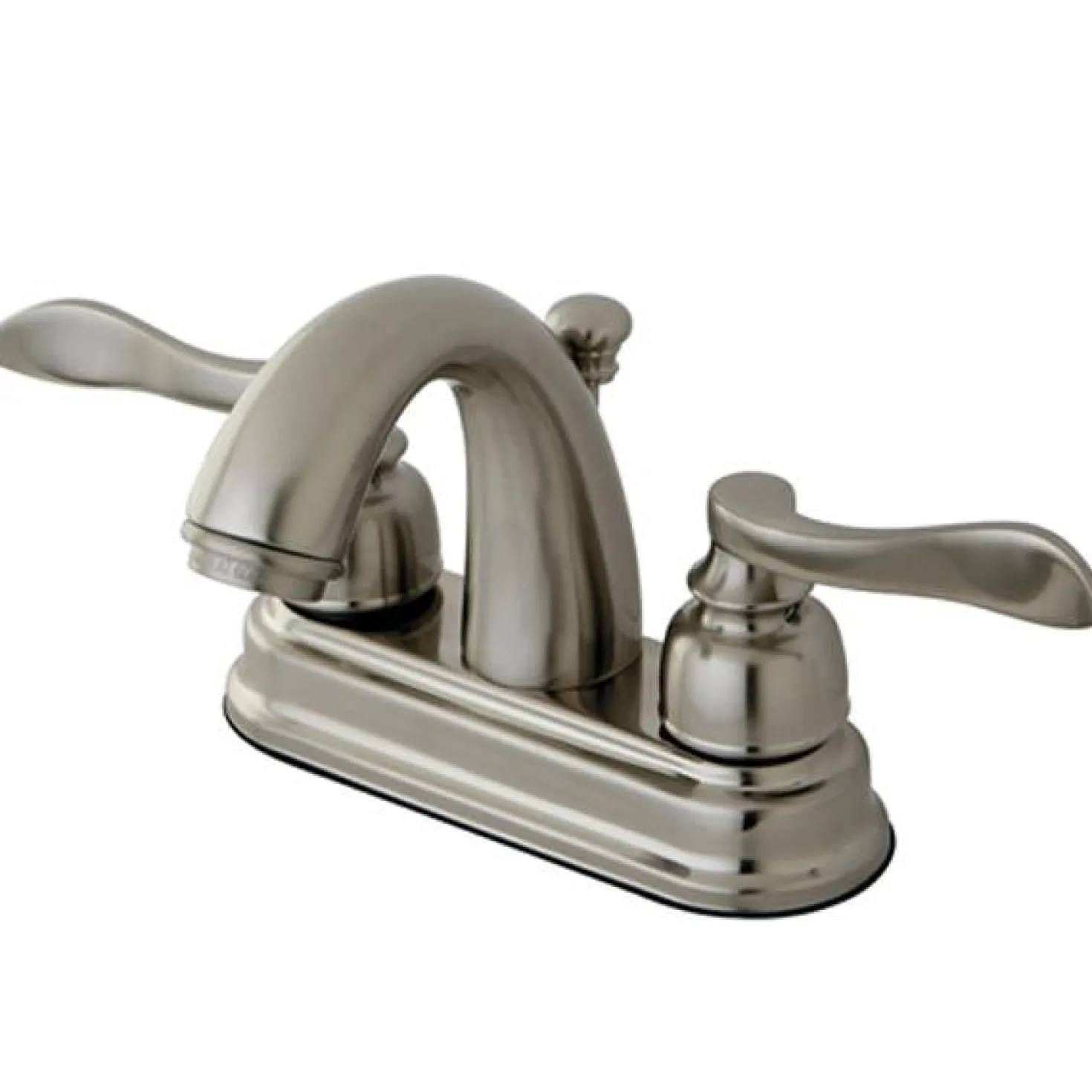 Kingston Brass NuWave French 4" Centerset Lavatory Faucet with ABS/Brass Pop-up