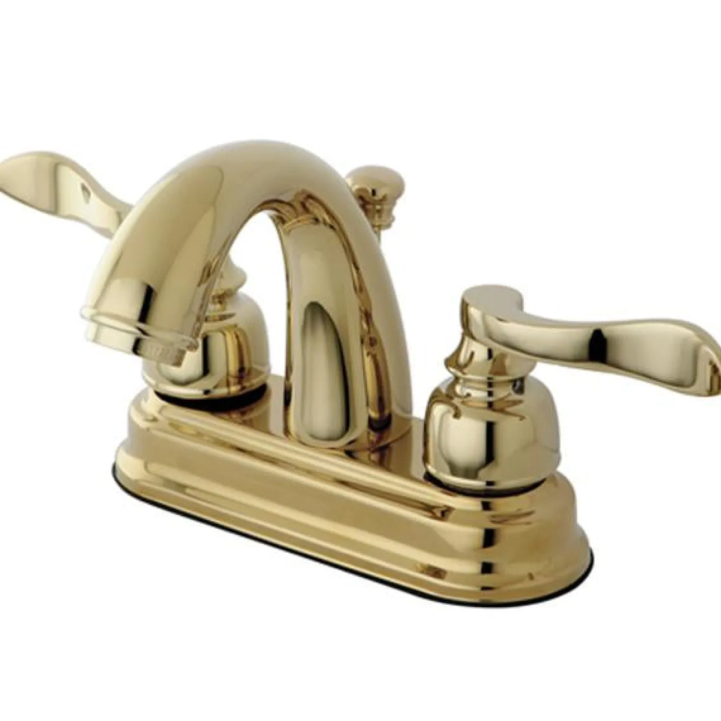 Kingston Brass NuWave French 4" Centerset Lavatory Faucet with ABS/Brass Pop-up