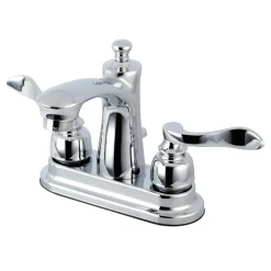 Kingston Brass NuWave French Deck Mount 4" Centerset Bathroom Faucet